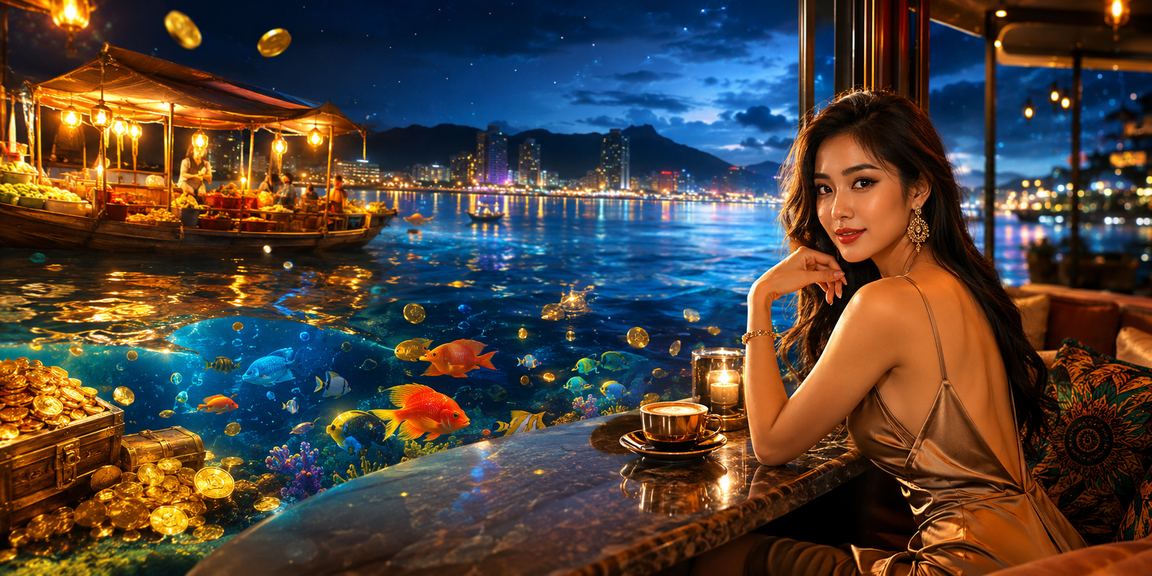 Người dùng dùng điện thoại tại quán cà phê Nha Trang trải nghiệm dịch vụ cá cược an toàn